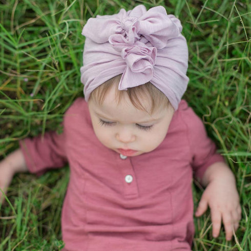 Spring and summer elastic baby hat, Circumference 13-16 in